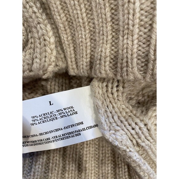 Cardigan Sweater Women Large Chunky Fringe Western Cowgirl Rodeo Granny Cottage - Picture 4 of 7